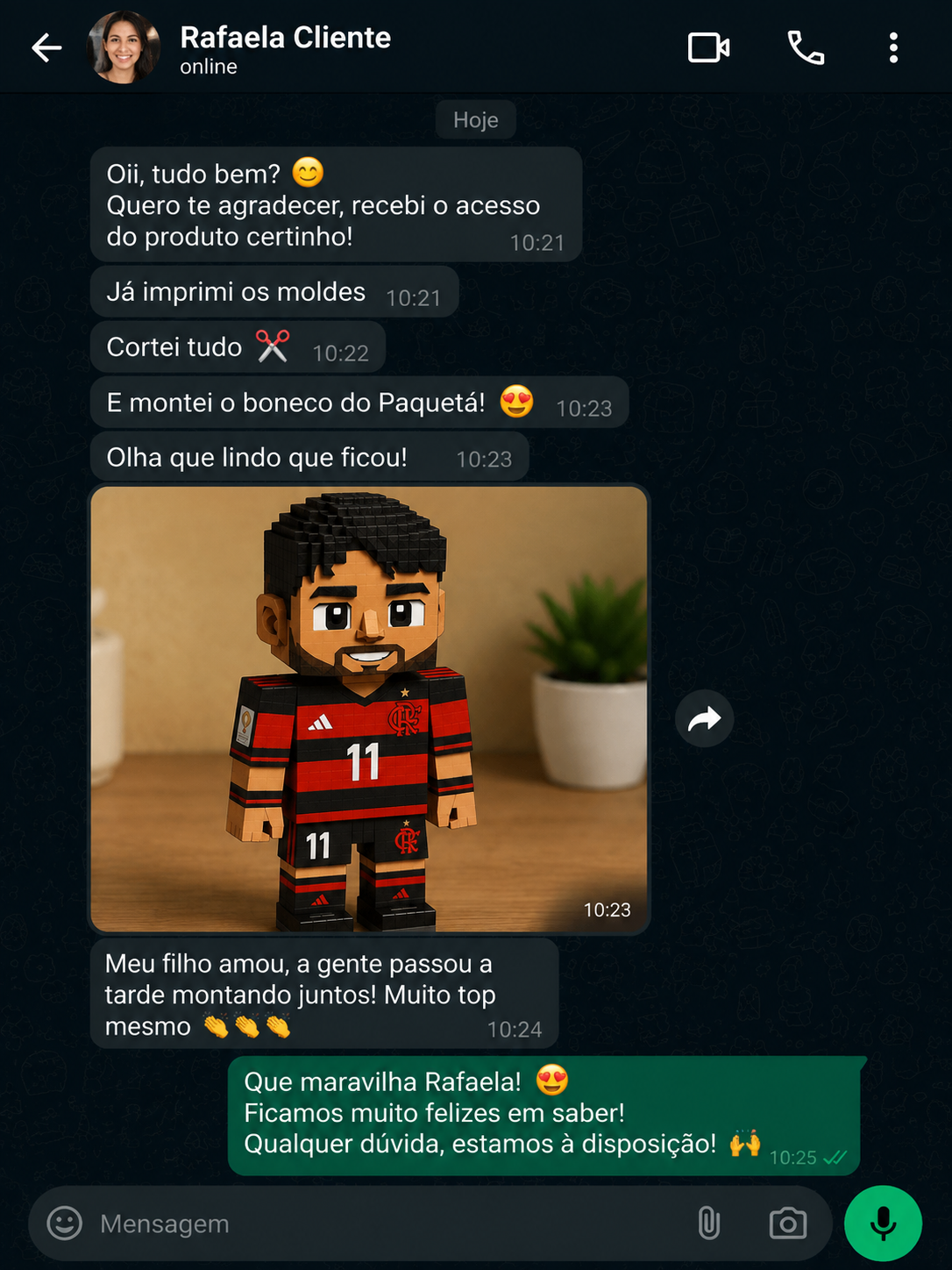 Depoimento de cliente